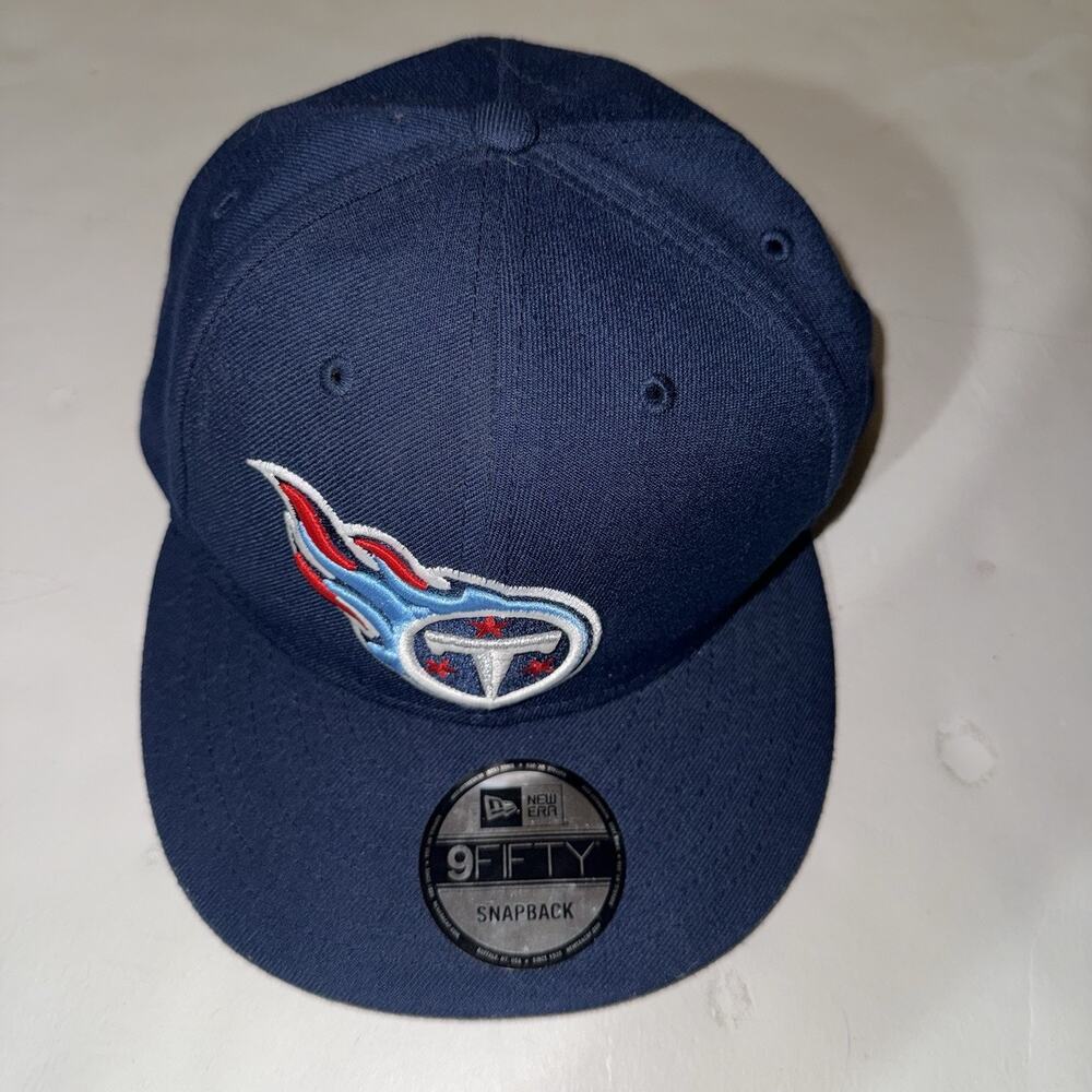 New Era 9Fifty Tennessee Titans Hat Cap Navy Blue Snapback Adjustable NFL NWT